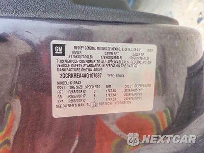Zdjęcie 12 z 12 samochodu: 2010 CHEVROLET SILVERADO K1500 LS VIN:3GCRKREA4AG107637 - miniatura