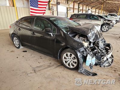 Czwarte zdjęcie samochodu z boku: 2021 TOYOTA COROLLA LE VIN:JTDEPMAE9MJ125341 - miniatura