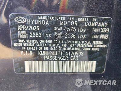 Zdjęcie 12 z 12 samochodu: 2026 HYUNDAI SONATA HYBRID BLUE VIN:KMHL24JJ1TA170593 - miniatura