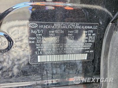 Zdjęcie 13 z 13 samochodu: 2018 HYUNDAI SANTA FE SPORT 2.4L VIN:5NMZT3LB5JH074741 - miniatura