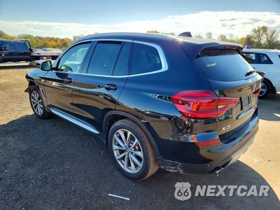 Drugie zdjęcie samochodu z przodu: 2019 BMW X3 XDRIVE30I VIN:5UXTR9C57KLE11641 - miniatura