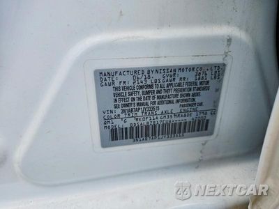 Zdjęcie 12 z 12 samochodu: 2018 NISSAN SENTRA S VIN:3N1AB7AP1JY333515 - miniatura