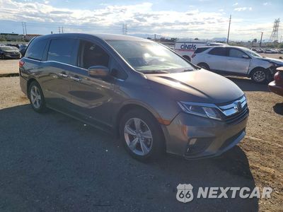 Czwarte zdjęcie samochodu z boku: 2018 HONDA ODYSSEY EX VIN:5FNRL6H56JB092171 - miniatura