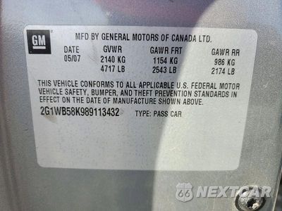 Zdjęcie 12 z 12 samochodu: 2008 CHEVROLET IMPALA LS VIN:2G1WB58K989113432 - miniatura