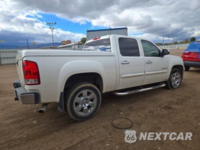 Trzecie zdjęcie samochodu z tyłu: 2011 GMC SIERRA K1500 SLT VIN:3GTP2WE38BG232746 - miniatura
