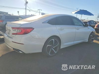 Trzecie zdjęcie samochodu z tyłu: 2019 HONDA ACCORD SPORT VIN:1HGCV1F3XKA112051 - miniatura