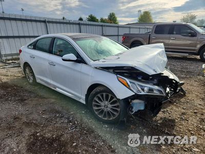 Czwarte zdjęcie samochodu z boku: 2015 HYUNDAI SONATA LIMITED VIN:5NPE34AF3FH133614 - miniatura