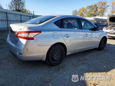 Trzecie zdjęcie samochodu z tyłu: 2014 NISSAN SENTRA SV VIN:3N1AB7AP2EY215561 - miniatura