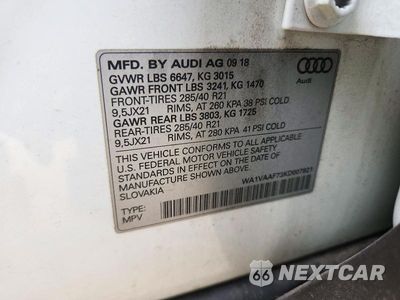 Zdjęcie 13 z 13 samochodu: 2019 AUDI Q7 PRESTIGE VIN:WA1VAAF73KD007821 - miniatura