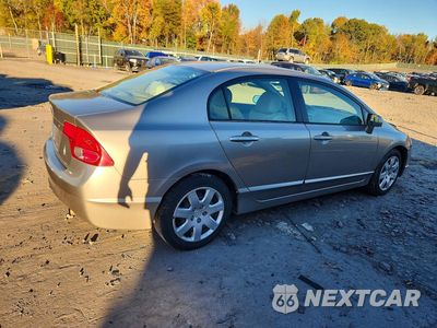Trzecie zdjęcie samochodu z tyłu: 2006 HONDA CIVIC LX VIN:1HGFA165X6L098270 - miniatura