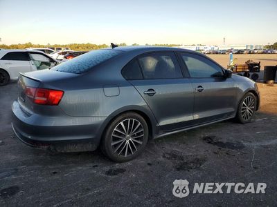 Trzecie zdjęcie samochodu z tyłu: 2016 VOLKSWAGEN JETTA SPORT VIN:3VWD17AJ9GM298549 - miniatura