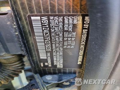 Zdjęcie 12 z 12 samochodu: 2015 BMW I3 REX VIN:WBY1Z4C57FV278235 - miniatura