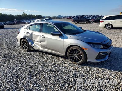Czwarte zdjęcie samochodu z boku: 2021 HONDA CIVIC SPORT VIN:SHHFK7H49MU232252 - miniatura