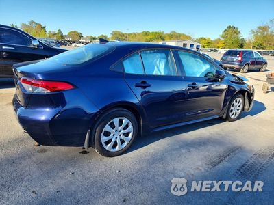 Trzecie zdjęcie samochodu z tyłu: 2022 TOYOTA COROLLA LE VIN:5YFEPMAE9NP380813 - miniatura