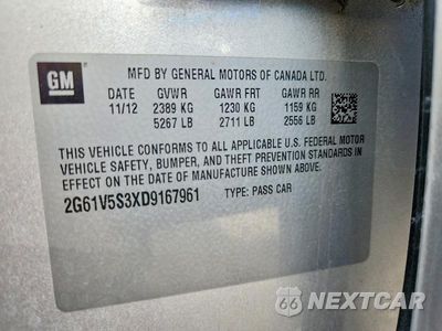 Zdjęcie 13 z 13 samochodu: 2013 CADILLAC XTS PLATINUM VIN:2G61V5S3XD9167961 - miniatura