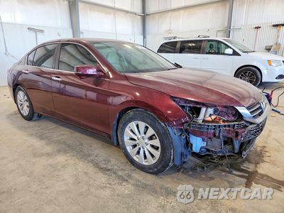 Czwarte zdjęcie samochodu z boku: 2014 HONDA ACCORD EXL VIN:1HGCR2F81EA173069 - miniatura