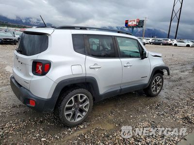 Trzecie zdjęcie samochodu z tyłu: 2016 JEEP RENEGADE LATITUDE VIN:ZACCJBBT5GPD29830 - miniatura