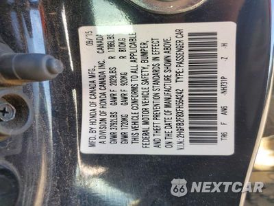 Zdjęcie 12 z 12 samochodu: 2015 HONDA CIVIC EX VIN:2HGFB2F8XFH564242 - miniatura
