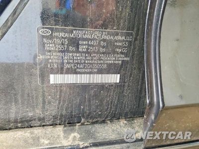 Zdjęcie 12 z 12 samochodu: 2016 HYUNDAI SONATA SE VIN:5NPE24AF2GH350558 - miniatura