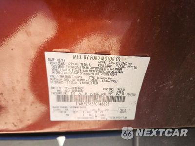Zdjęcie 12 z 12 samochodu: 2015 FORD TAURUS LIMITED VIN:1FAHP2F83FG146695 - miniatura