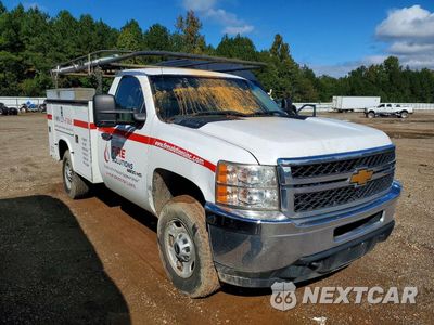 Czwarte zdjęcie samochodu z boku: 2014 CHEVROLET SILVERADO C2500 HEAVY DUTY VIN:1GB0CVCG9EF158486 - miniatura