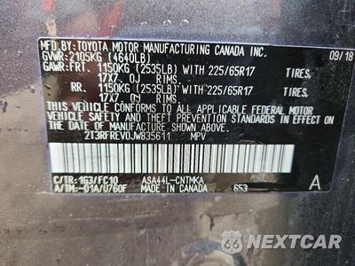 Zdjęcie 14 z 14 samochodu: 2018 TOYOTA RAV4 XLE VIN:2T3RFREV0JW835611 - miniatura