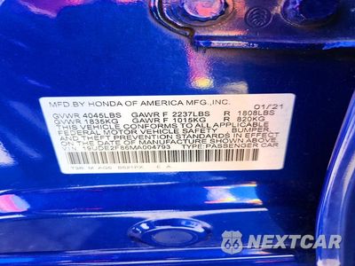 Zdjęcie 12 z 12 samochodu: 2021 ACURA ILX PREMIUM A-SPEC VIN:19UDE2F86MA004793 - miniatura