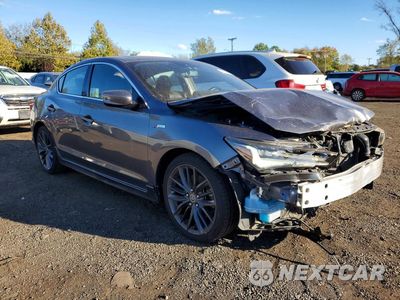Czwarte zdjęcie samochodu z boku: 2022 ACURA ILX PREMIUM A-SPEC VIN:19UDE2F85NA006844 - miniatura