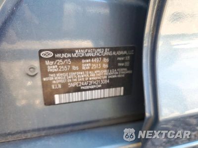 Zdjęcie 12 z 12 samochodu: 2015 HYUNDAI SONATA SE VIN:5NPE24AF2FH213084 - miniatura