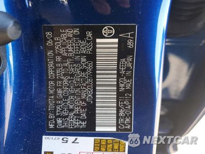 Zdjęcie 12 z 12 samochodu: 2008 TOYOTA PRIUS BASE VIN:JTDKB20U387799860 - miniatura