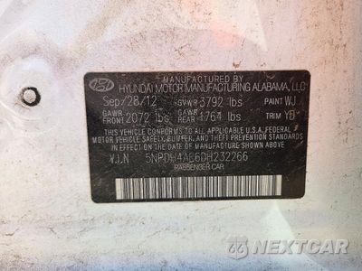 Zdjęcie 12 z 12 samochodu: 2013 HYUNDAI ELANTRA LIMITED VIN:5NPDH4AE6DH232266 - miniatura