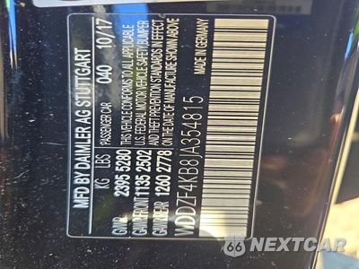 Zdjęcie 12 z 12 samochodu: 2018 MERCEDES-BENZ E 300 4MATIC VIN:WDDZF4KB8JA354815 - miniatura