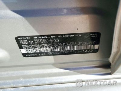 Zdjęcie 12 z 12 samochodu: 2017 MITSUBISHI LANCER ES VIN:JA32U2FU0HU007200 - miniatura