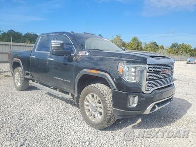 Czwarte zdjęcie samochodu z boku: 2021 GMC SIERRA K2500 DENALI VIN:1GT49REY5MF285288 - miniatura