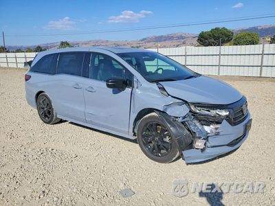 Czwarte zdjęcie samochodu z boku: 2024 HONDA ODYSSEY SPORT VIN:5FNRL6H79RB026968 - miniatura