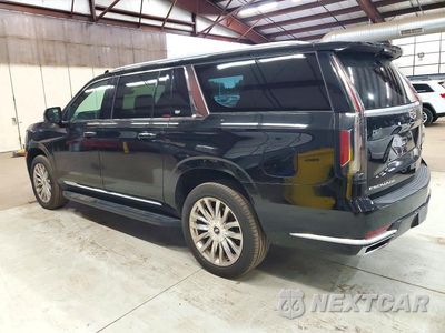 Drugie zdjęcie samochodu z przodu: 2021 CADILLAC ESCALADE ESV PREMIUM LUXURY VIN:1GYS4LKL8MR166512 - miniatura
