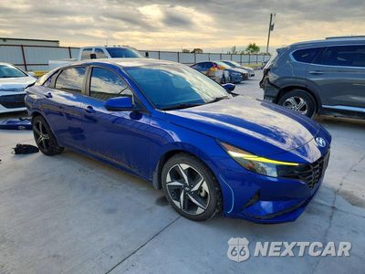 Czwarte zdjęcie samochodu z boku: 2023 HYUNDAI ELANTRA SEL VIN:5NPLS4AG8PH111550 - miniatura