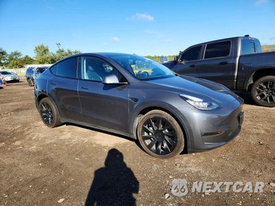 Czwarte zdjęcie samochodu z boku: 2020 TESLA MODEL Y VIN:5YJYGDEE7LF048563 - miniatura