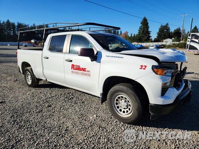 Czwarte zdjęcie samochodu z boku: 2023 CHEVROLET SILVERADO K1500 VIN:3GCUDAED3PG366208 - miniatura