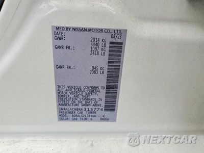 Zdjęcie 13 z 13 samochodu: 2024 NISSAN ALTIMA SR VIN:1N4AL4CV8RN315774 - miniatura