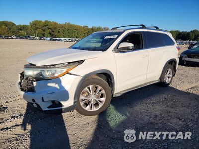 2015 TOYOTA HIGHLANDER XLE 5TDJKRFH1FS152603 - główne zdjęcie licytacji z USA - miniatura