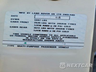Zdjęcie 12 z 12 samochodu: 1988 LAND ROVER RANGE ROVER VIN:SALHV1141JA343139 - miniatura