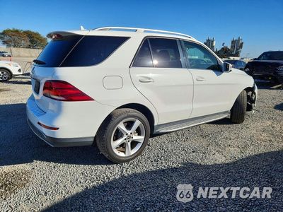 Trzecie zdjęcie samochodu z tyłu: 2017 MERCEDES-BENZ GLE 350 VIN:4JGDA5JB3HA931539 - miniatura