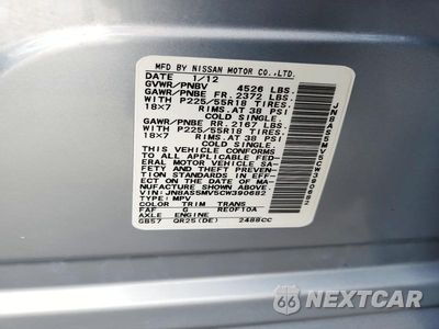 Zdjęcie 13 z 13 samochodu: 2012 NISSAN ROGUE S VIN:JN8AS5MV5CW390682 - miniatura