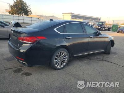 Trzecie zdjęcie samochodu z tyłu: 2017 GENESIS G80 3.8 VIN:KMHGN4JE5HU192467 - miniatura