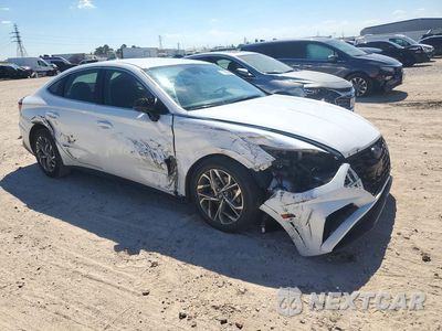 Czwarte zdjęcie samochodu z boku: 2020 HYUNDAI SONATA SEL VIN:5NPEL4JA9LH001473 - miniatura