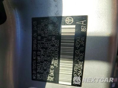 Zdjęcie 12 z 12 samochodu: 2009 TOYOTA COROLLA LE VIN:JTDBL40EX9J018533 - miniatura