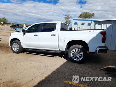 Drugie zdjęcie samochodu z przodu: 2026 CHEVROLET SILVERADO K1500 CUSTOM VIN:3GCPKBEK2TG406683 - miniatura