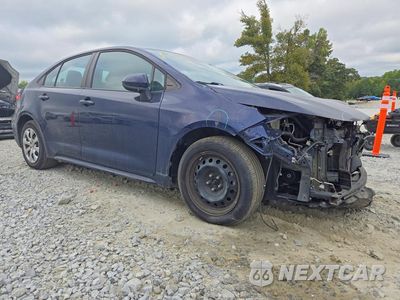 Czwarte zdjęcie samochodu z boku: 2021 TOYOTA COROLLA LE VIN:5YFEPMAE7MP269014 - miniatura