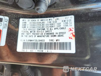 Zdjęcie 13 z 13 samochodu: 2013 HONDA CR-V EXL VIN:5J6RM4H72DL084633 - miniatura